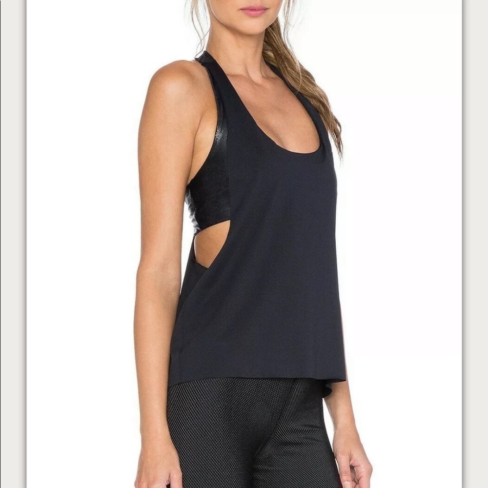 Blue Life Black  Sports Bra Cami Top Size XS